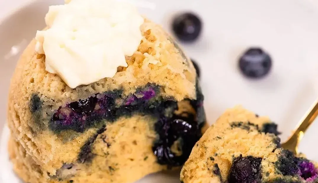 Keto Blueberry Mug Cake