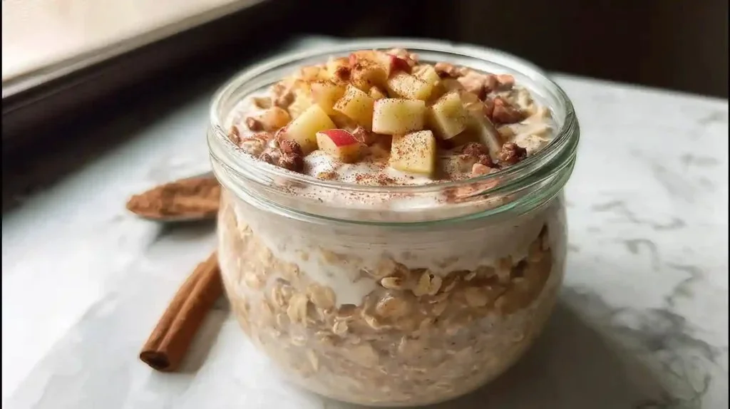 apple pie overnight oats