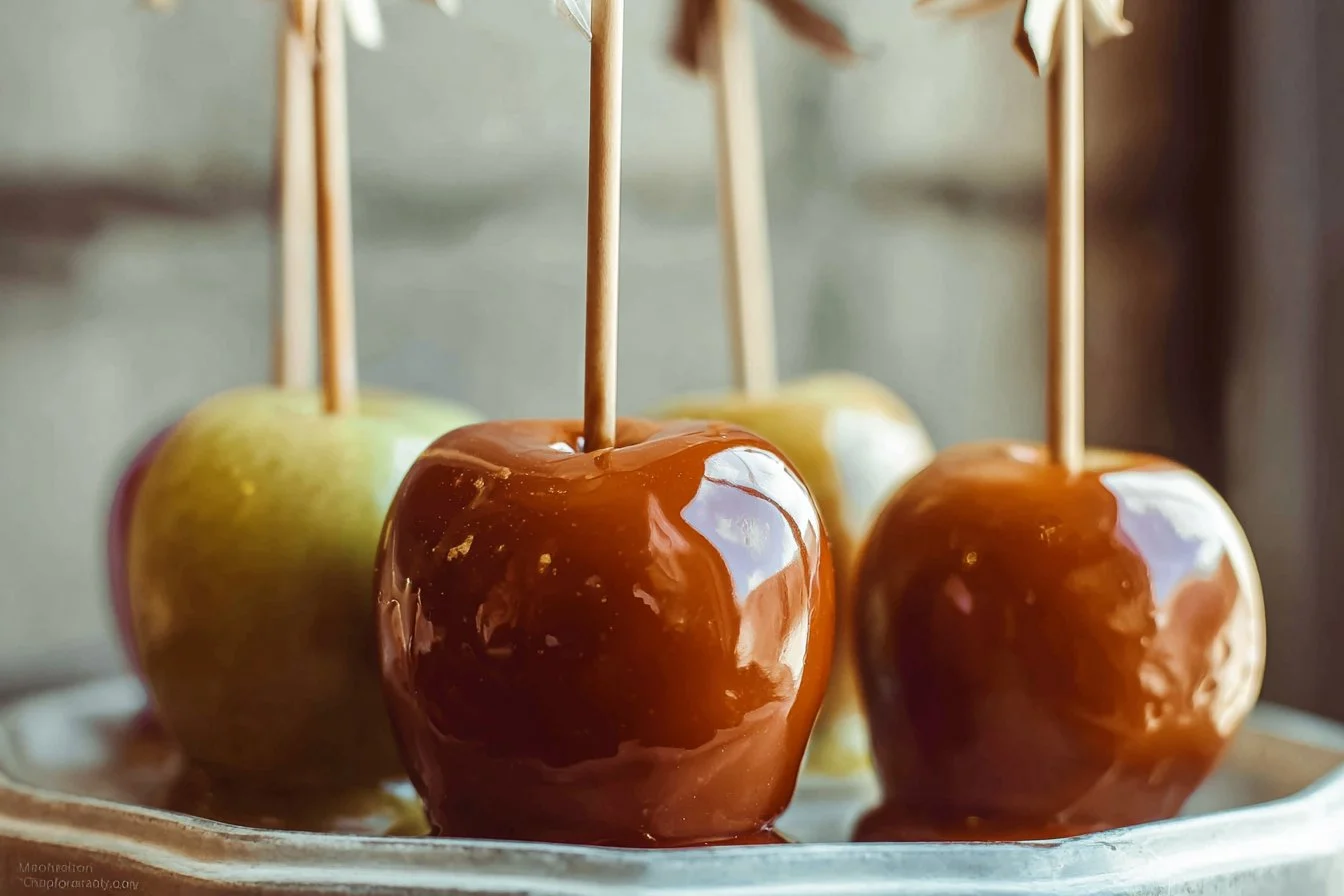 caramel apples