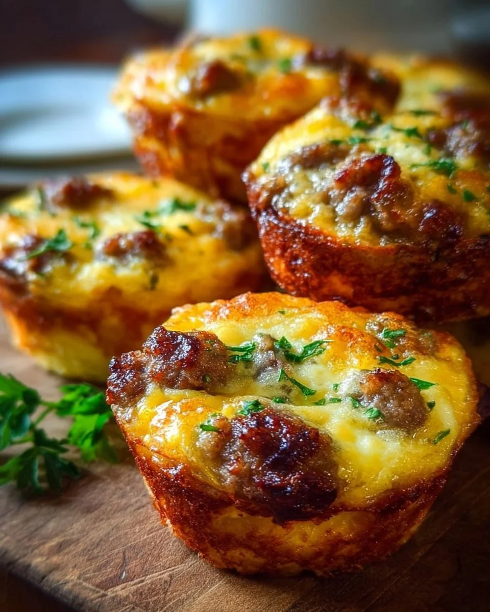 Low Carb Sausage Egg Muffins