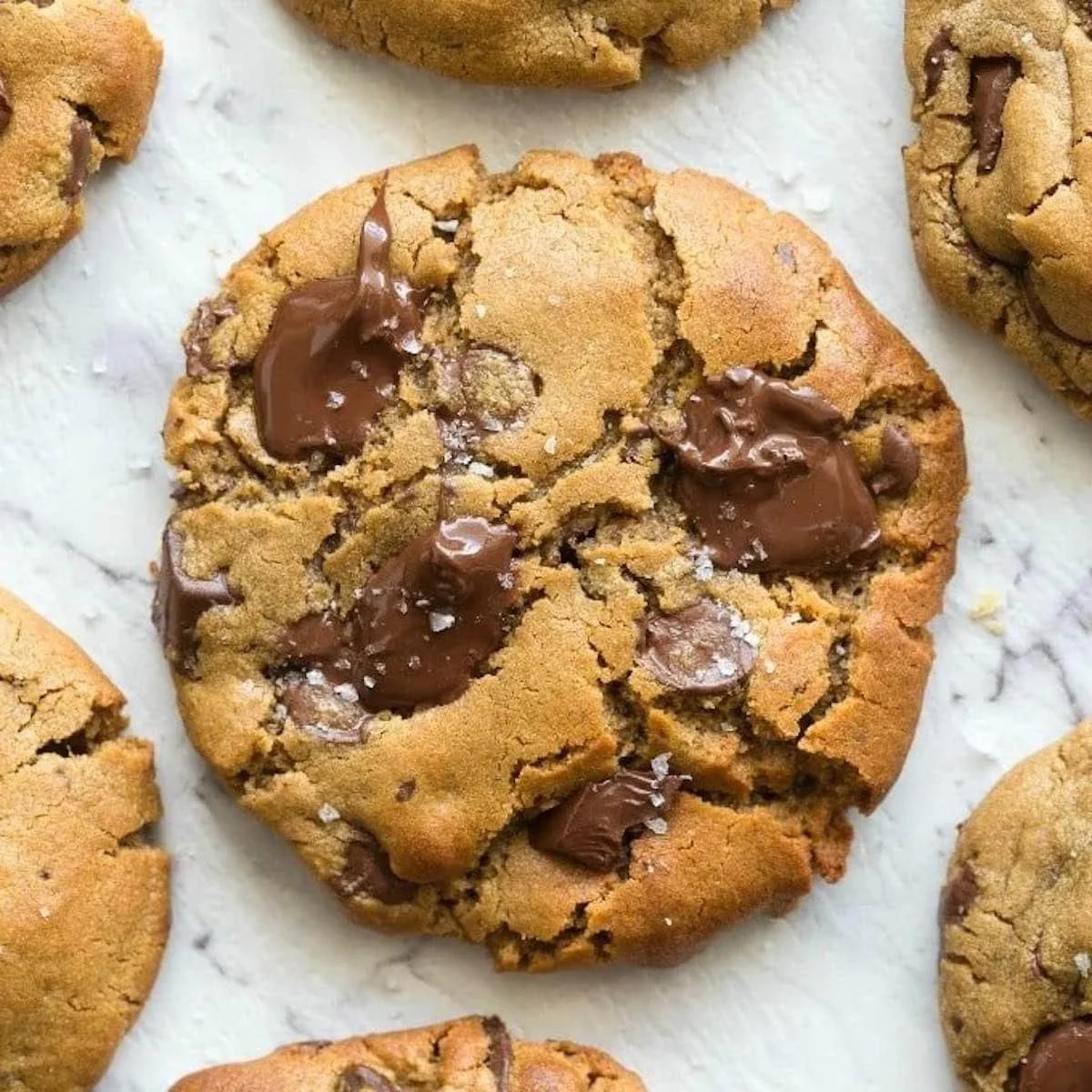 Delicious homemade almond butter cookies on a cooling rack