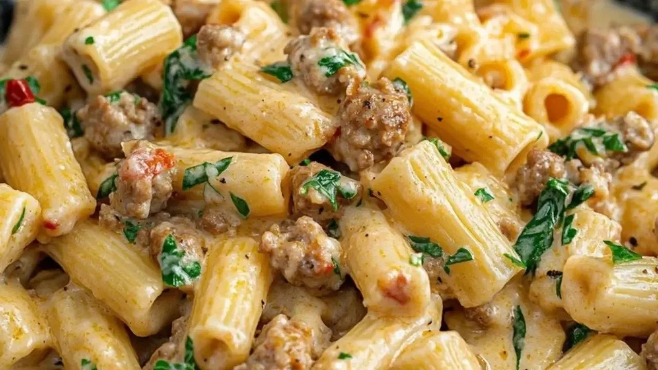 Creamy Italian Sausage Rigatoni