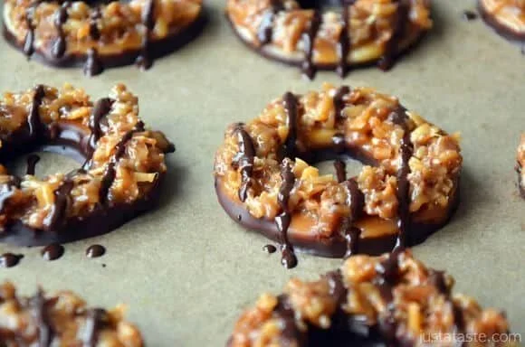 Homemade Samoas Cookies