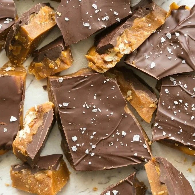 Delicious sugar-free Keto Toffee for low-carb and ketogenic diets